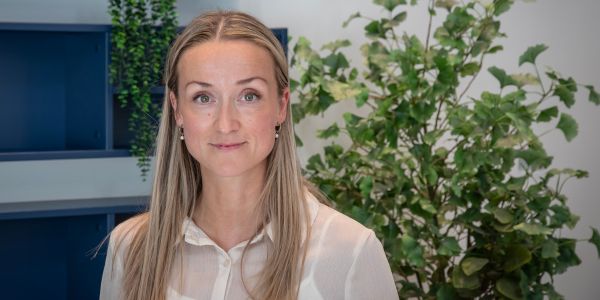Renate Larsen, produktdirektør i Fjordkraft