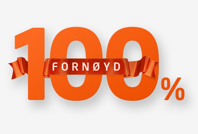 100% Fornøydgaranti