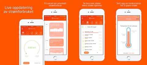 Fjordkraft Puls visualiserer strømforbruket på en helt ny måte. Skjermbilder: Fjordkraft